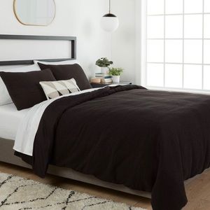 Black duvet cover - twin extra long